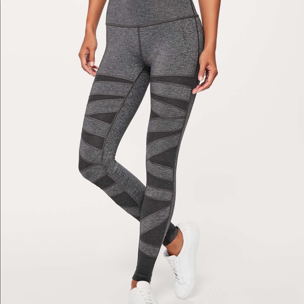 Lululemon Wunder Under Pant (Hi-Rise) *Special Edition Tech Mesh 28"